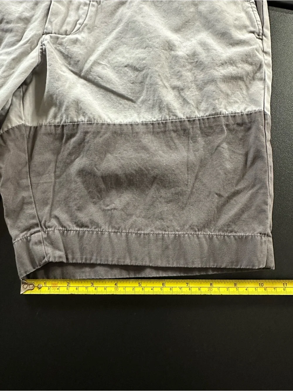 J. Crew Two-Tone Gray & Cream Flat Front Men's Shorts